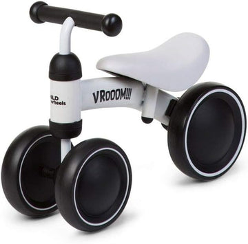 Childhome CWBBW Toddler Balance Metal Bike, White, 49 x 20 x 35 cm